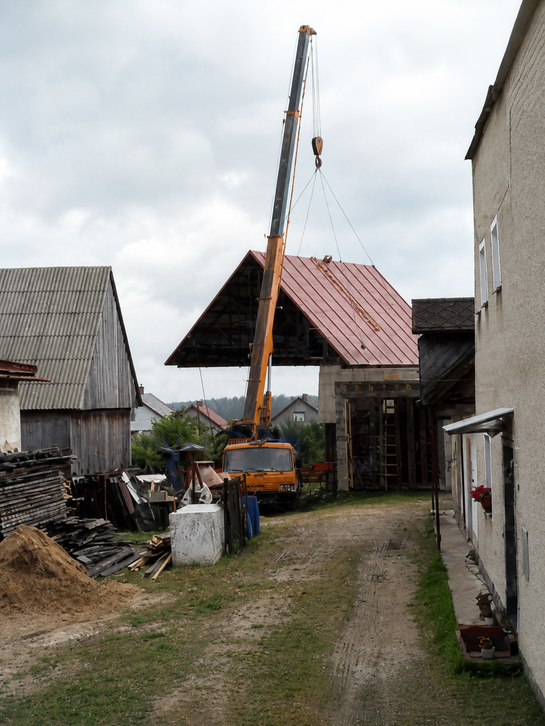 Výstavba dielne